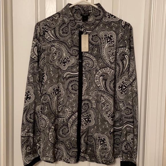 Ann Taylor Button Down Top - Picture 1 of 6